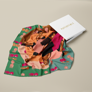 
            
                Load image into Gallery viewer, Akoma Silk scarf
            
        