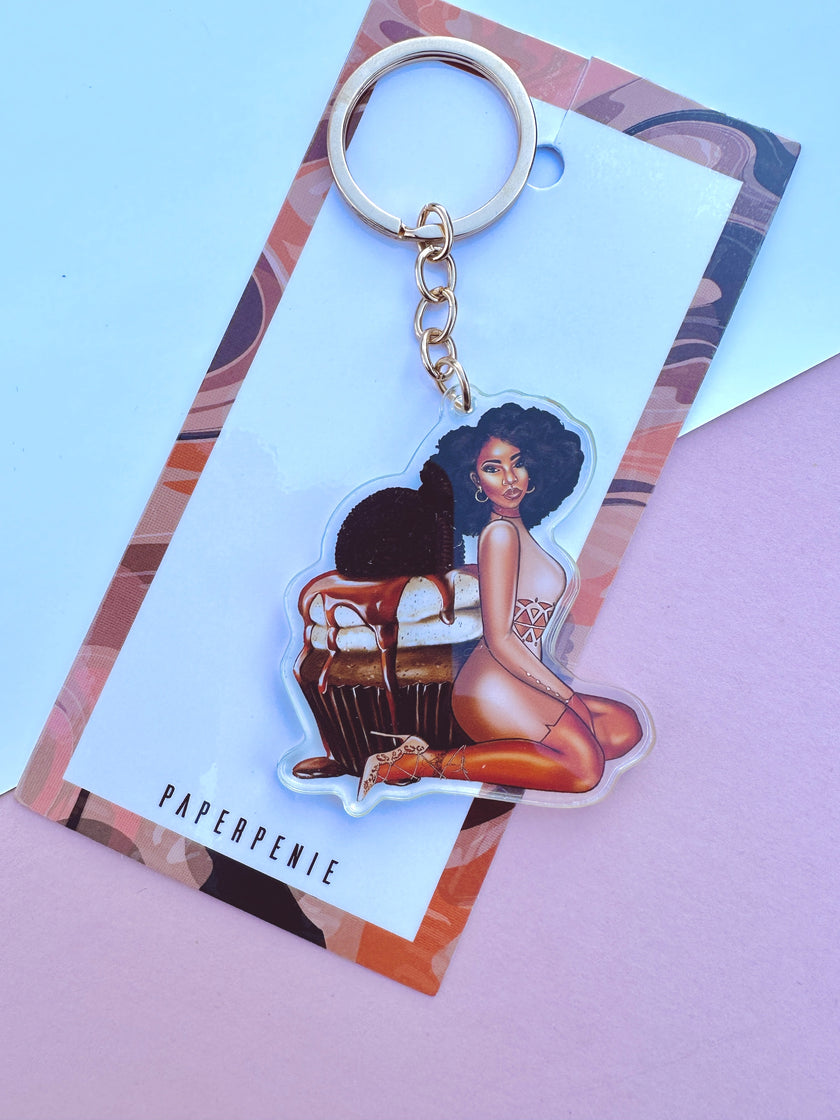 Double choc delight Keyring