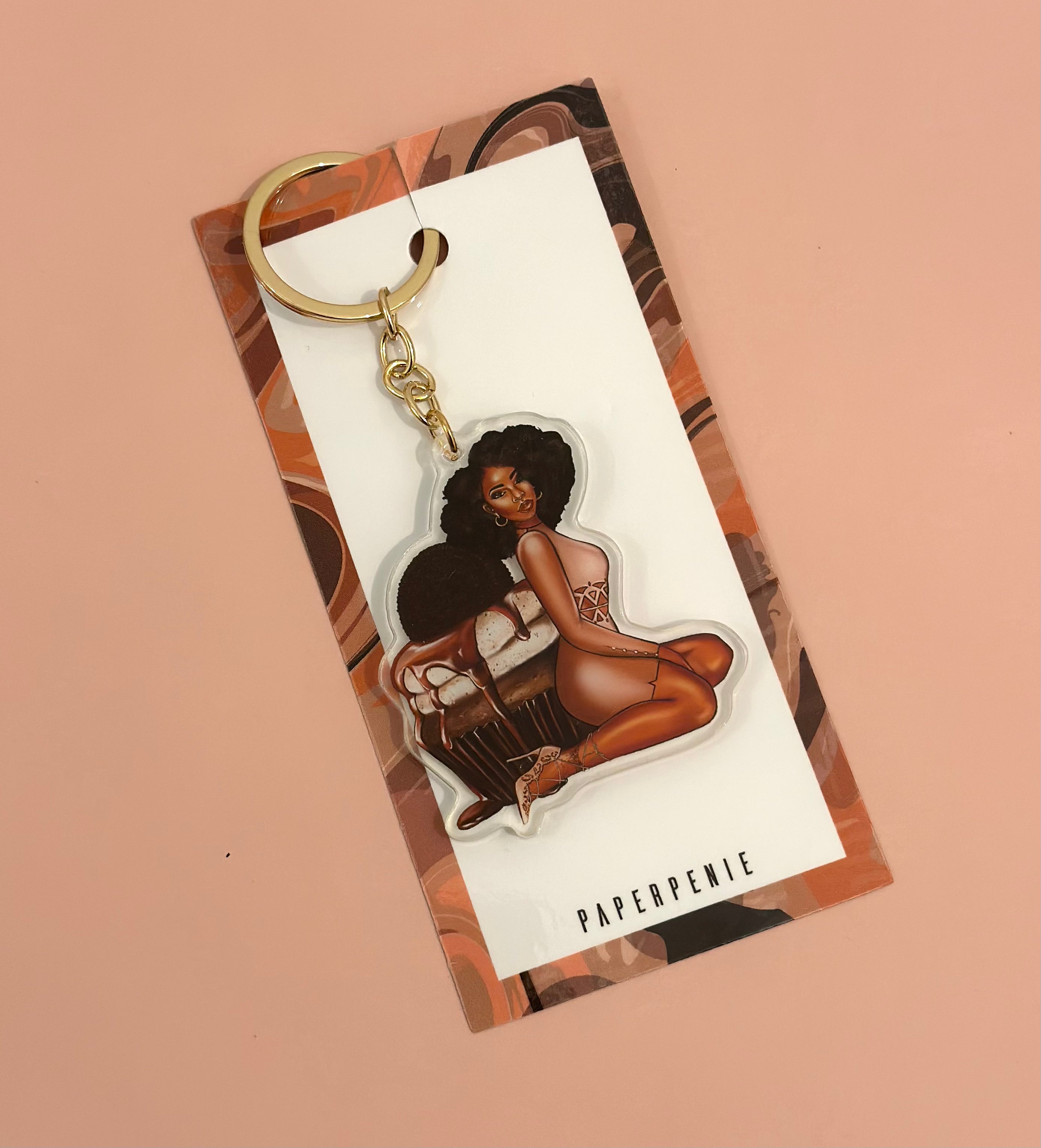Double choc delight Keyring