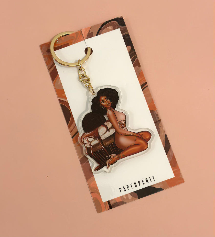 Double choc delight Keyring