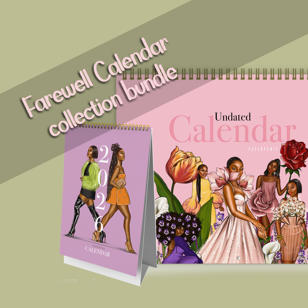 Farewell Calendar collection bundle