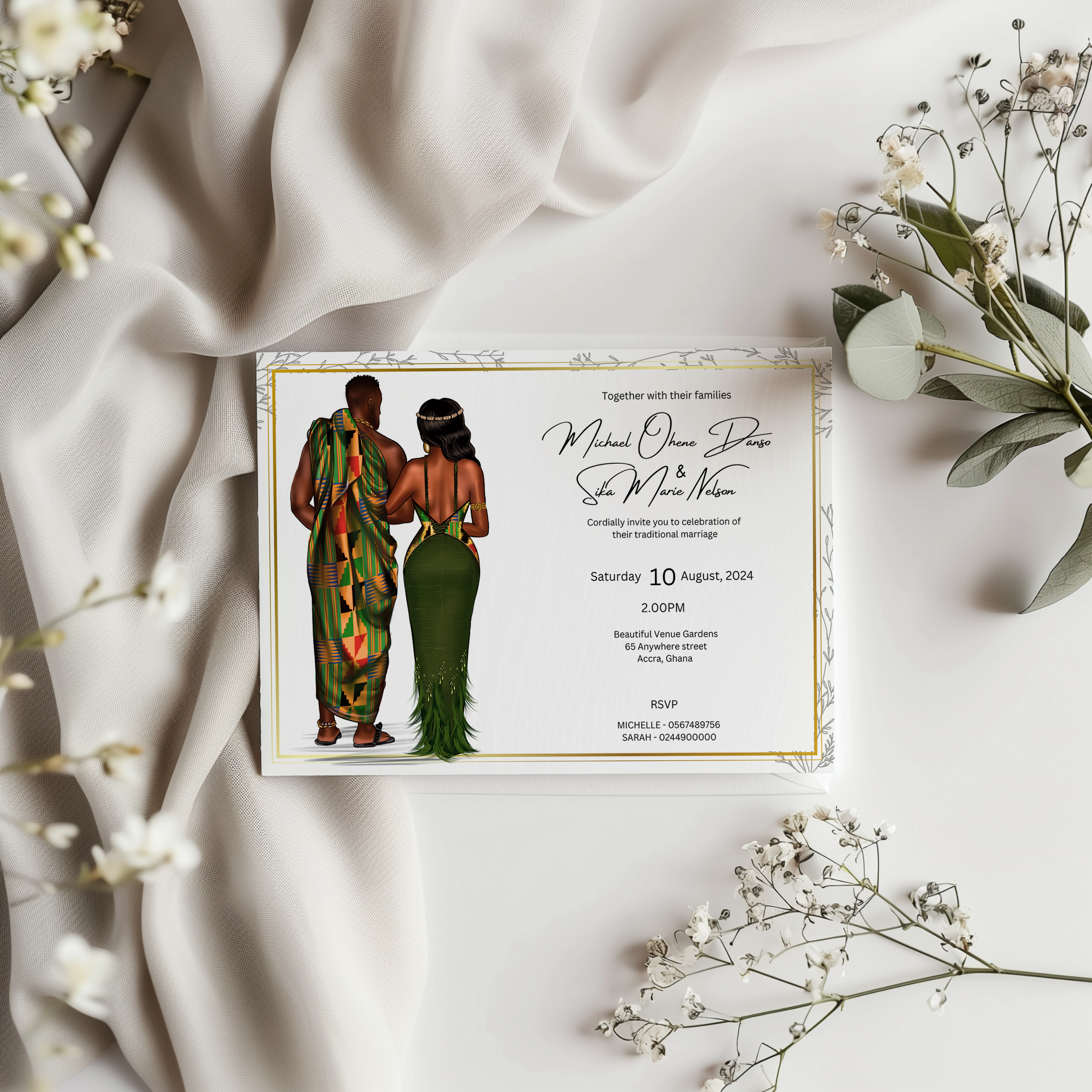 Green Kente Collection Bundle