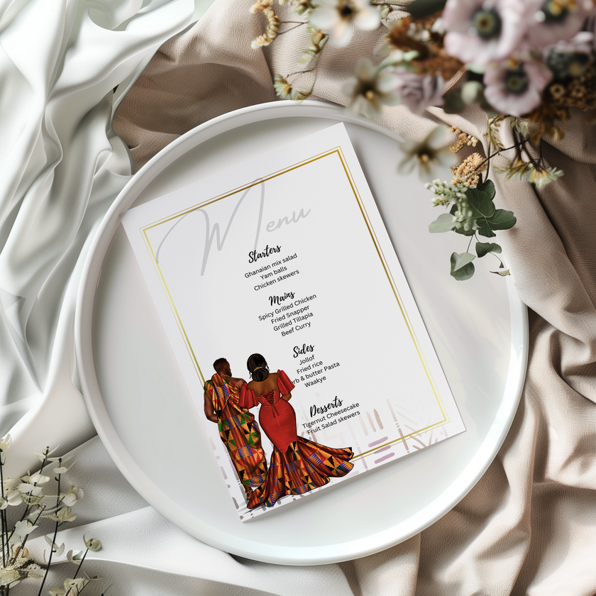 Red Kente Collection Bundle