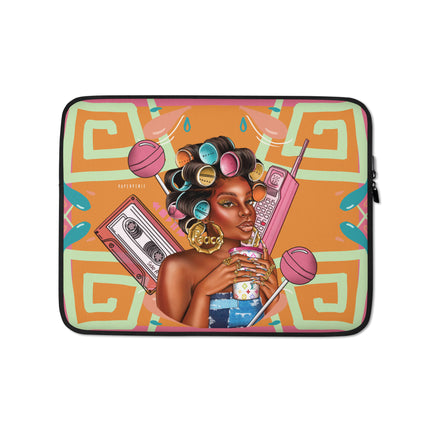 Bubblegum rollerset Laptop Sleeve