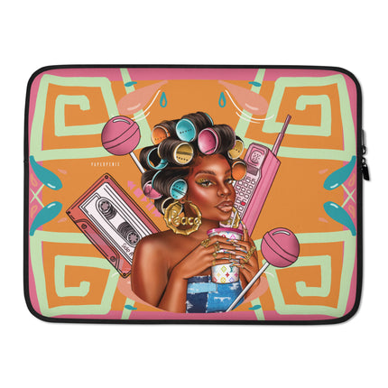 Bubblegum rollerset Laptop Sleeve