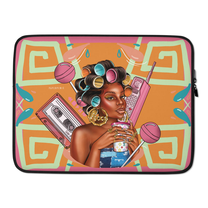 Bubblegum rollerset Laptop Sleeve