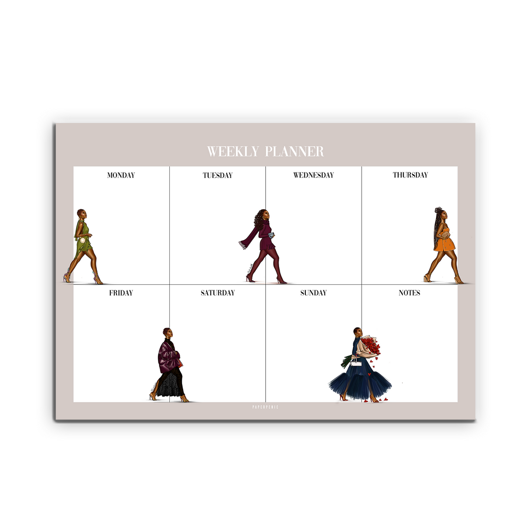 Ivory Weekly notepad