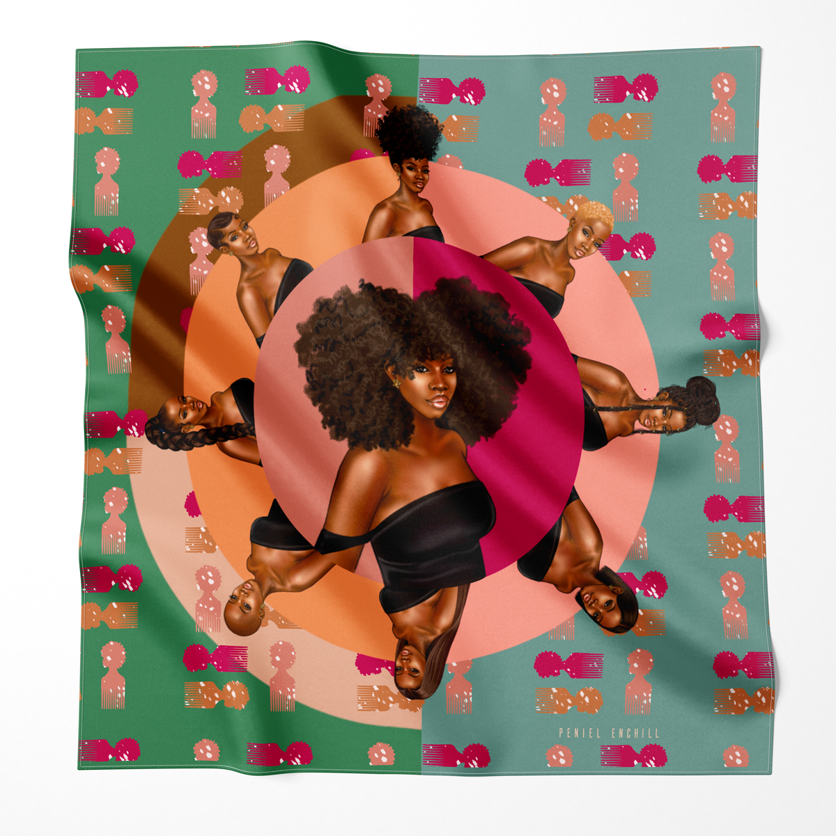 Akoma Silk scarf