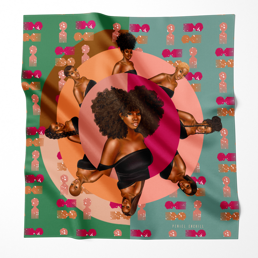 Akoma Silk scarf