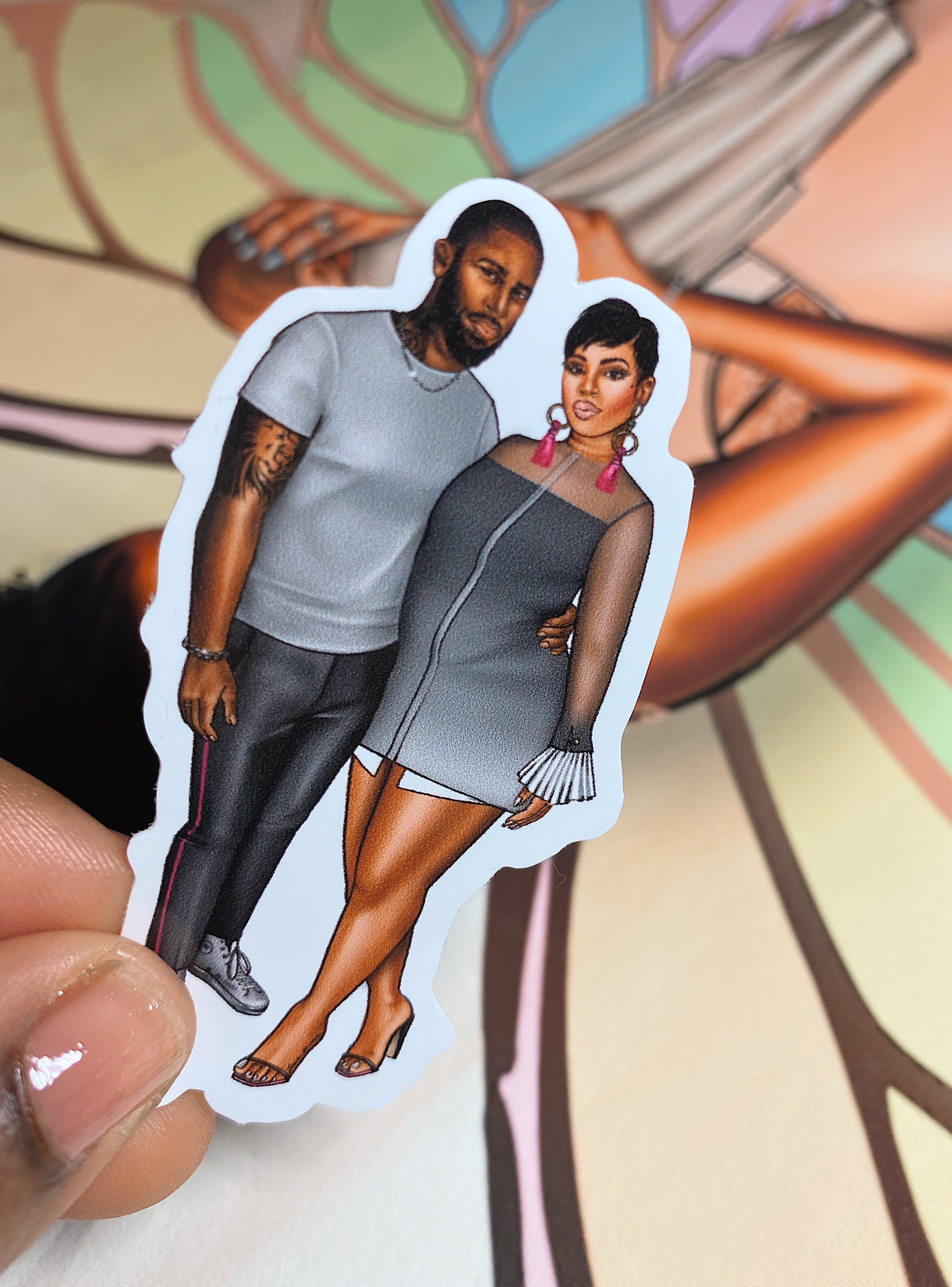 Gratsia Sticker duo