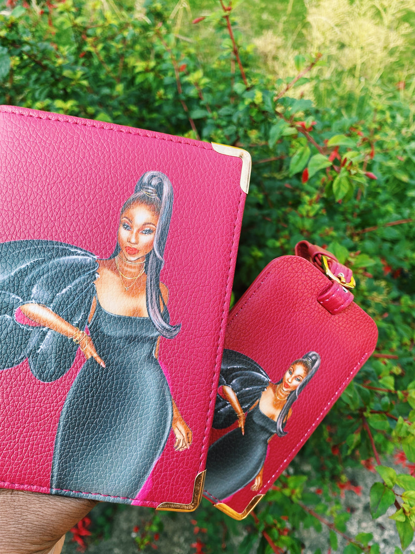 Ivy Passport Cover & Luggage Tag Set
