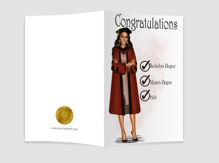 Dana (PHd) Graduation Card