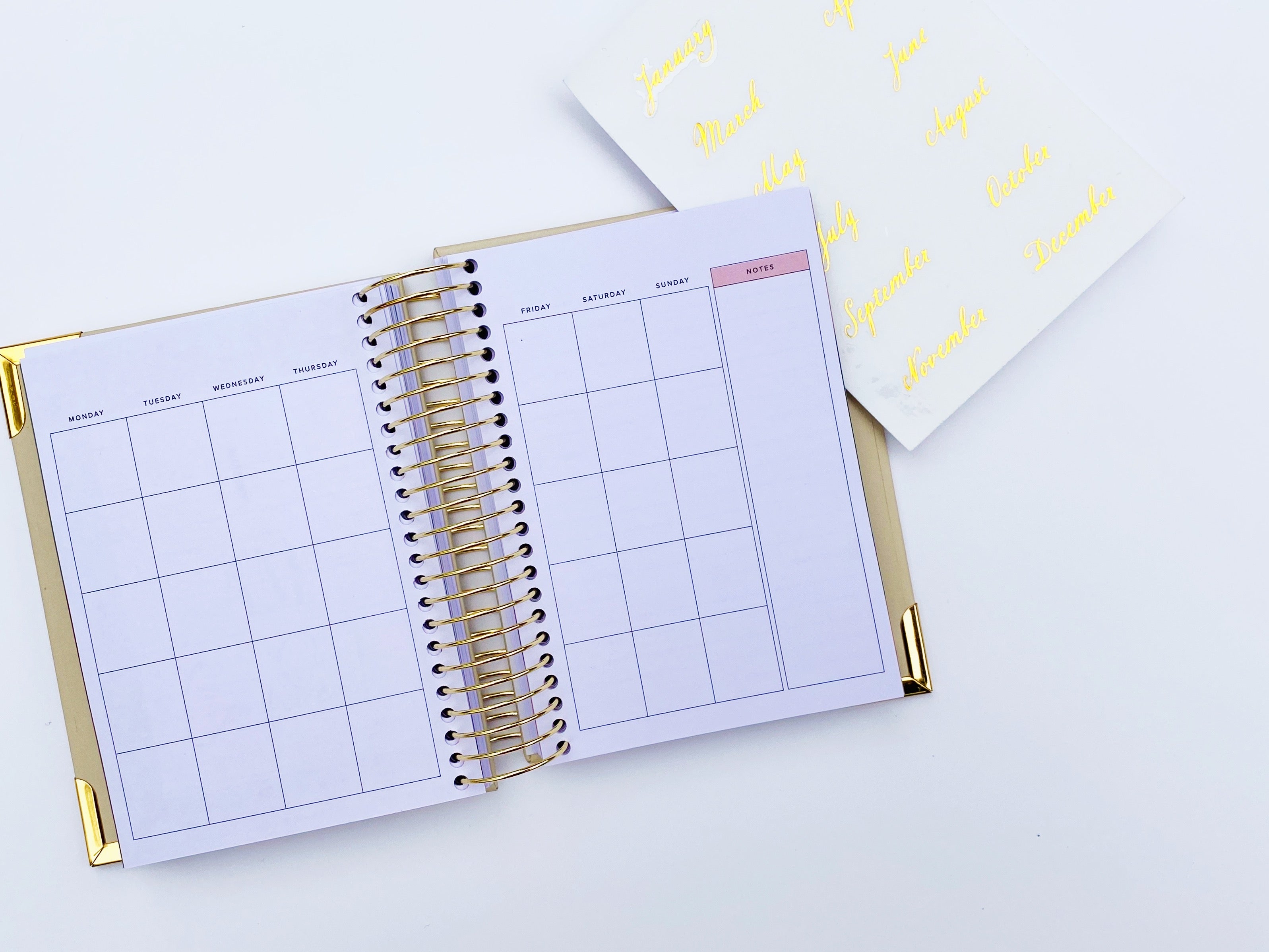 Undated Mini Paper Penie Weekly planner