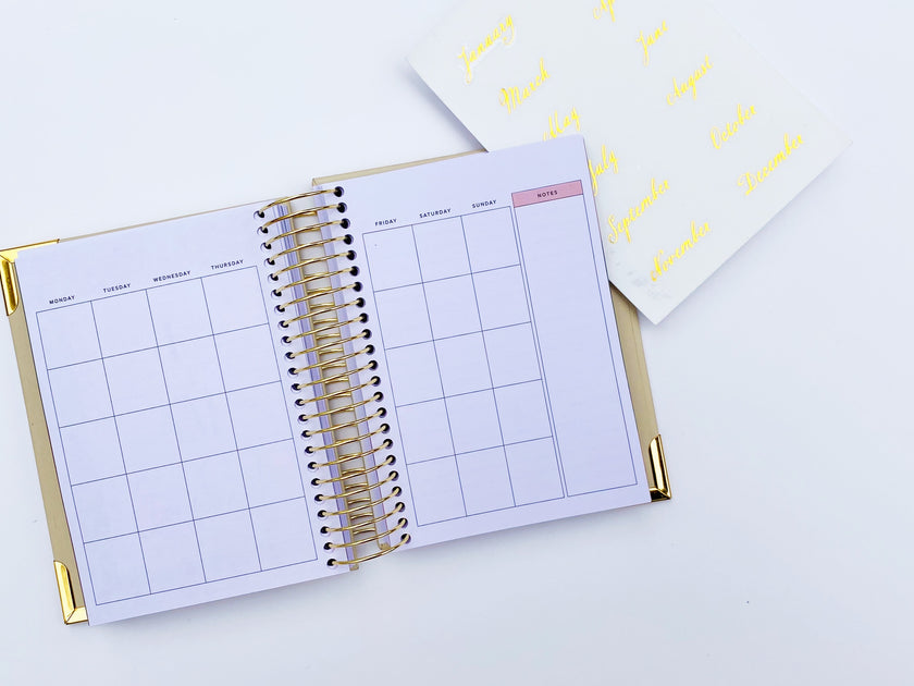 Undated Mini Paper Penie Weekly planner