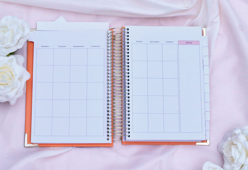 Undated Weekly planner