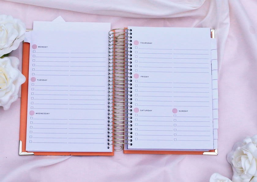 Undated Weekly planner