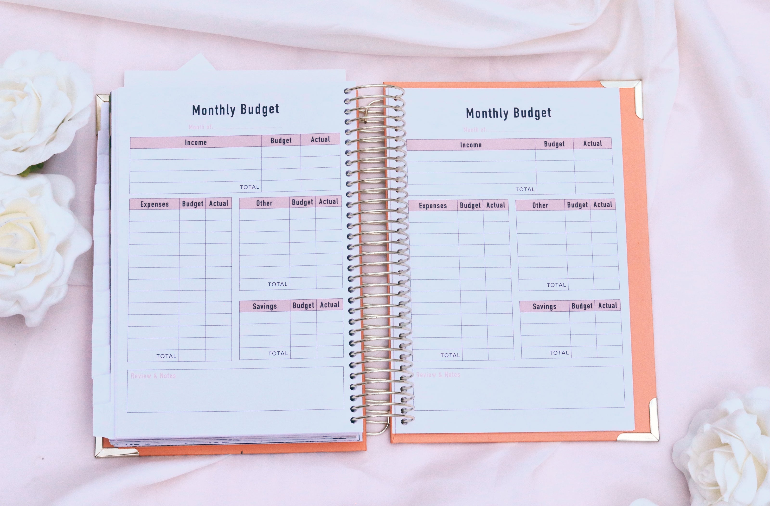 Undated Weekly planner