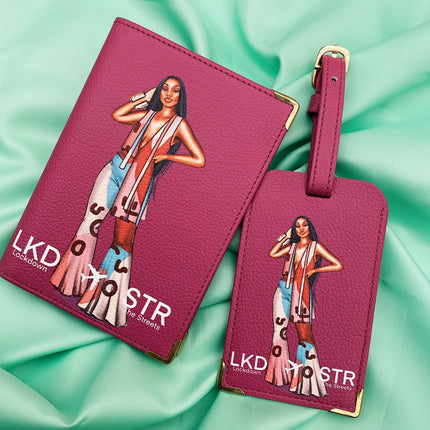 Bimpe Passport Cover & Luggage Tag Set