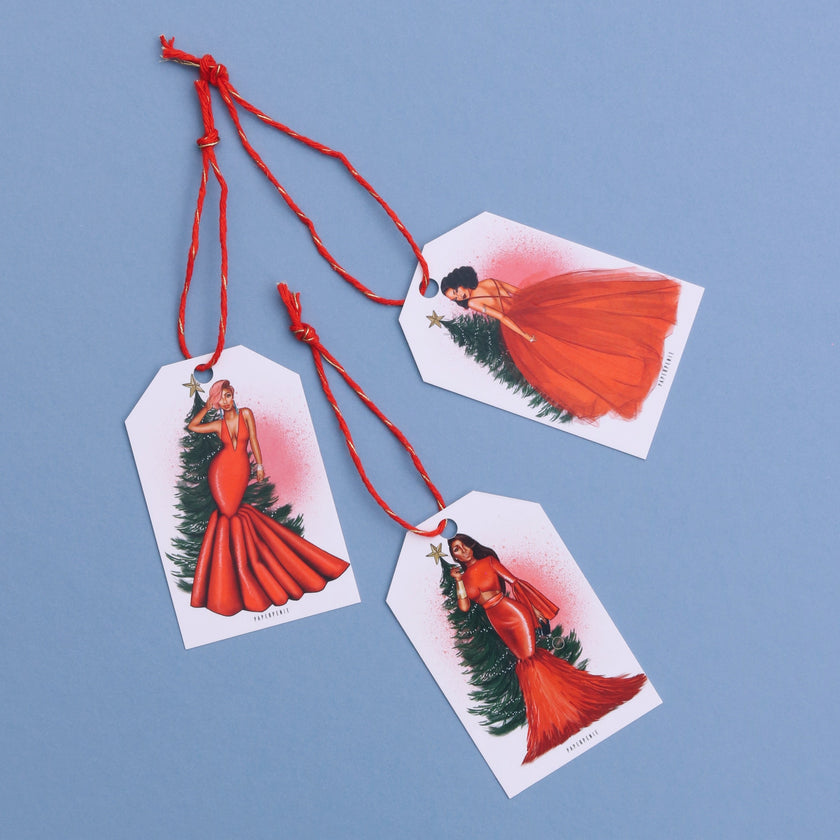 Poppy Gift Tags (Set of 6)