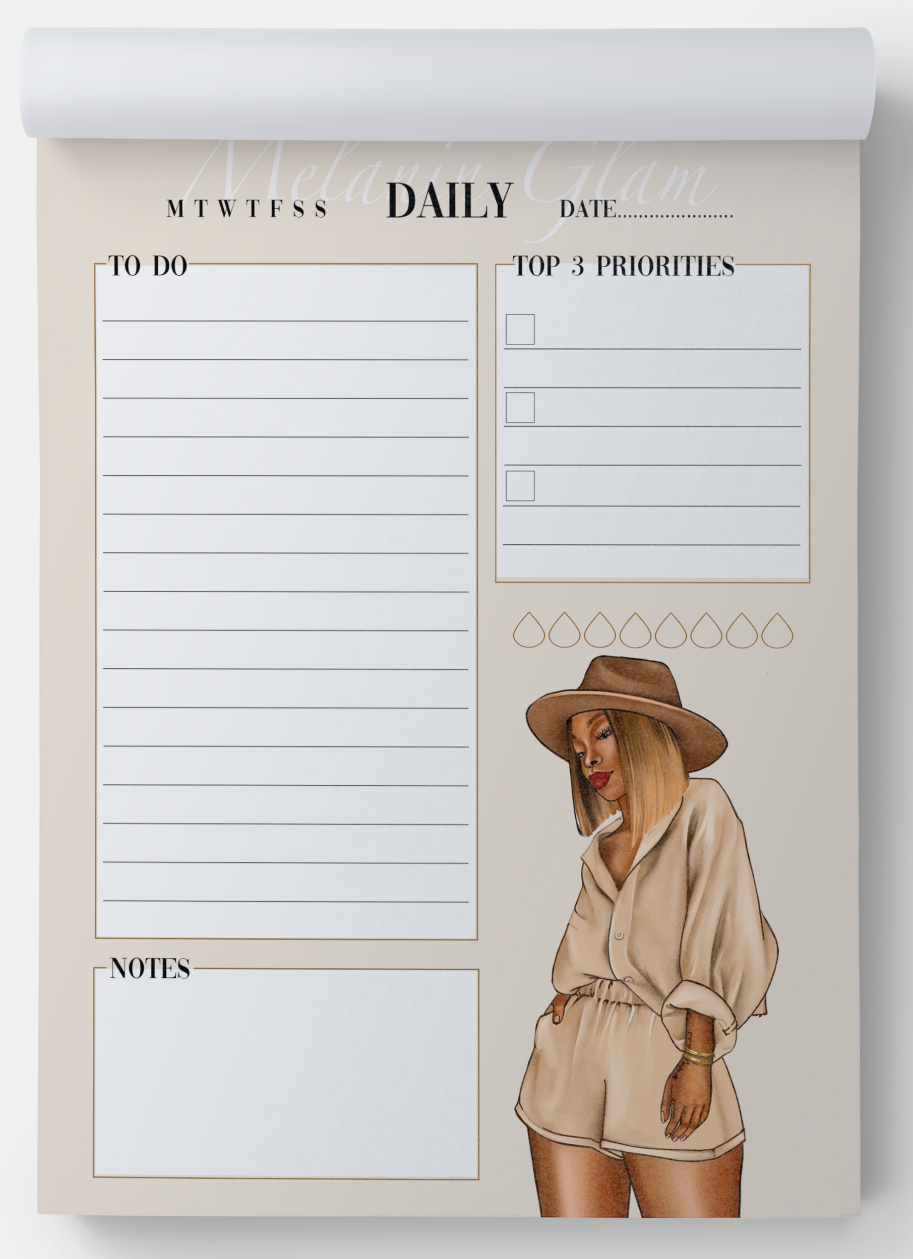 Dria Daily notepad