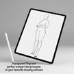 Realistic Fashion Figure Templates Vol 2 | 6 diverse fashion figure templates bundle