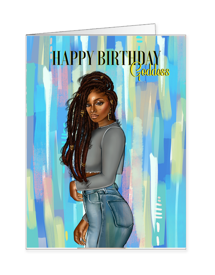 Bleu Birthday Card