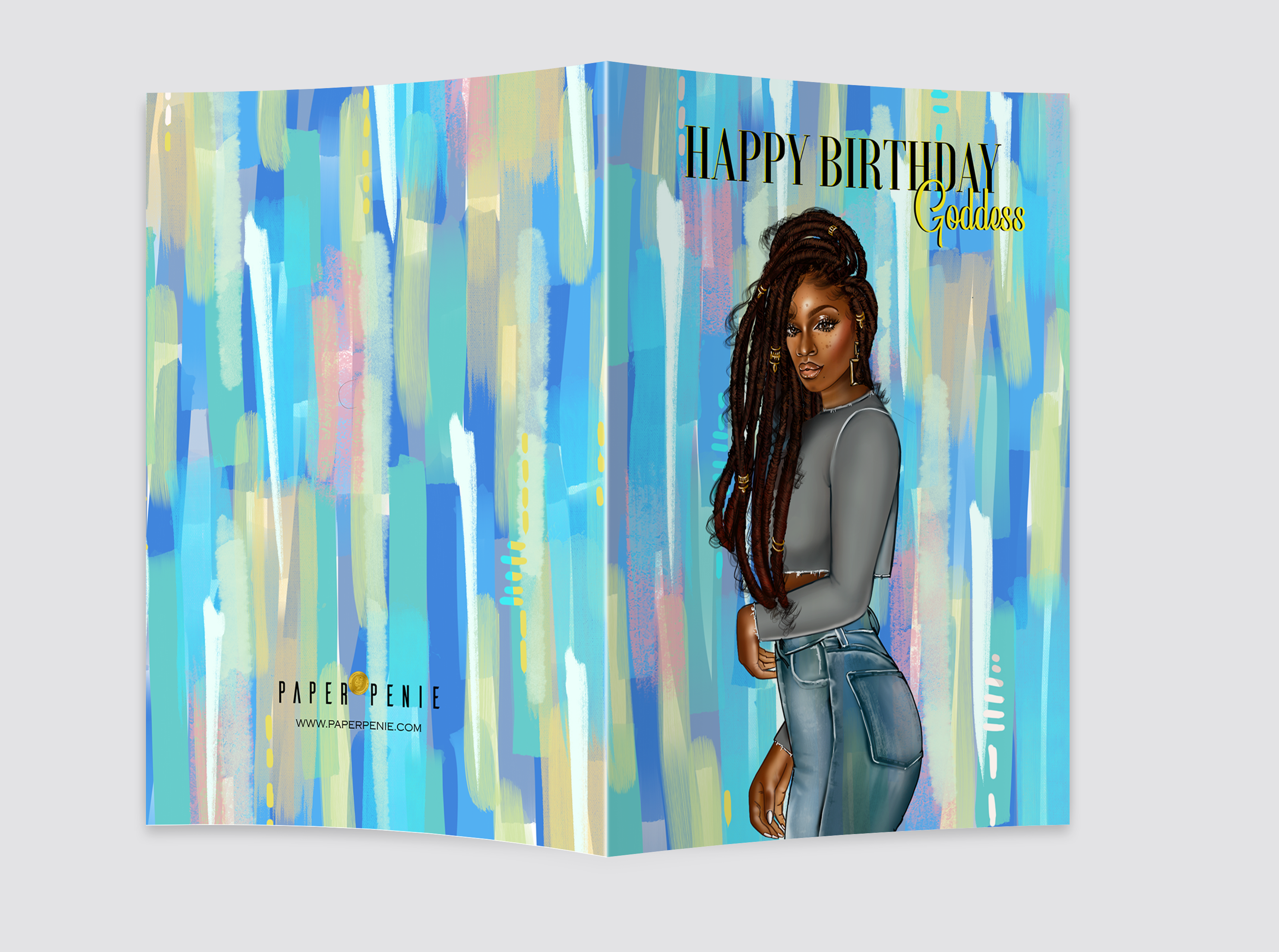 Bleu Birthday Card