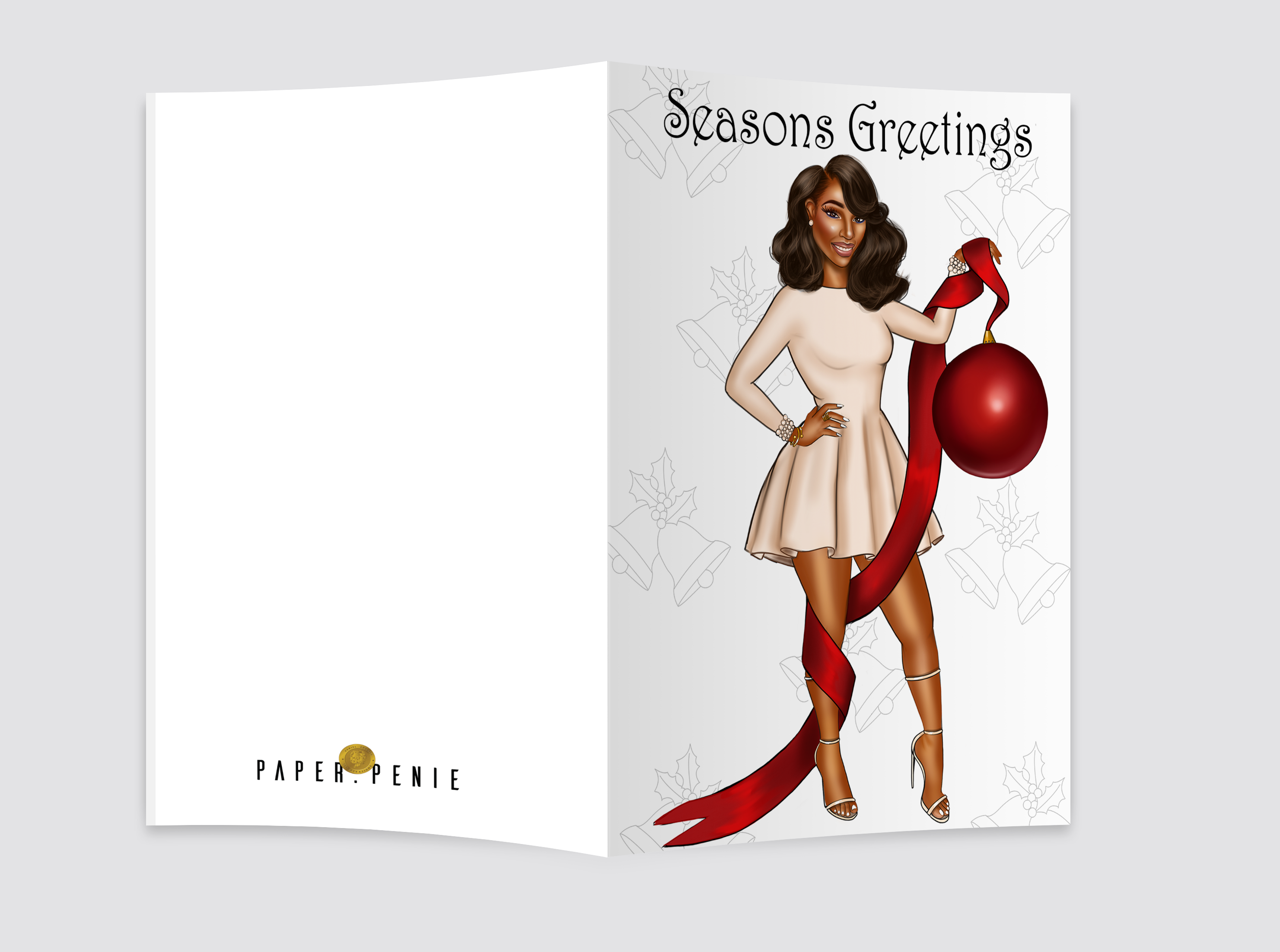 Belle Christmas card