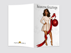 Belle Christmas card