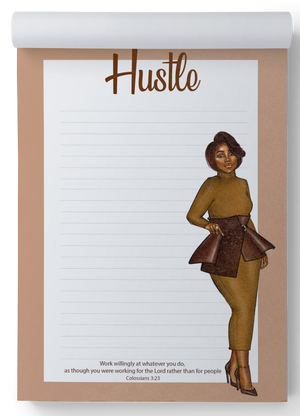 
            
                Load image into Gallery viewer, Hallie Hustle notepad
            
        