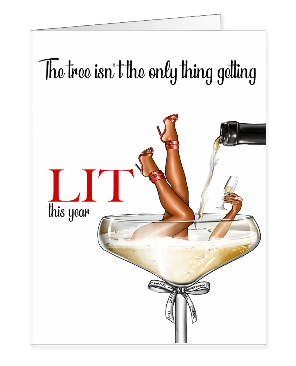 Lyla Lit Christmas card