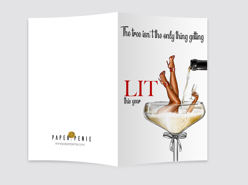Lyla Lit Christmas card