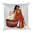 Ms. Red Velvet Square Pillow