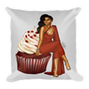 Ms. Red Velvet Square Pillow