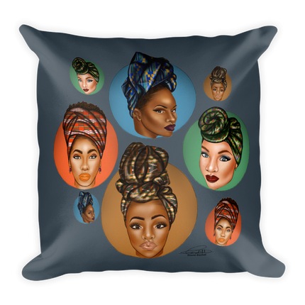 Asantewaa Square Pillow