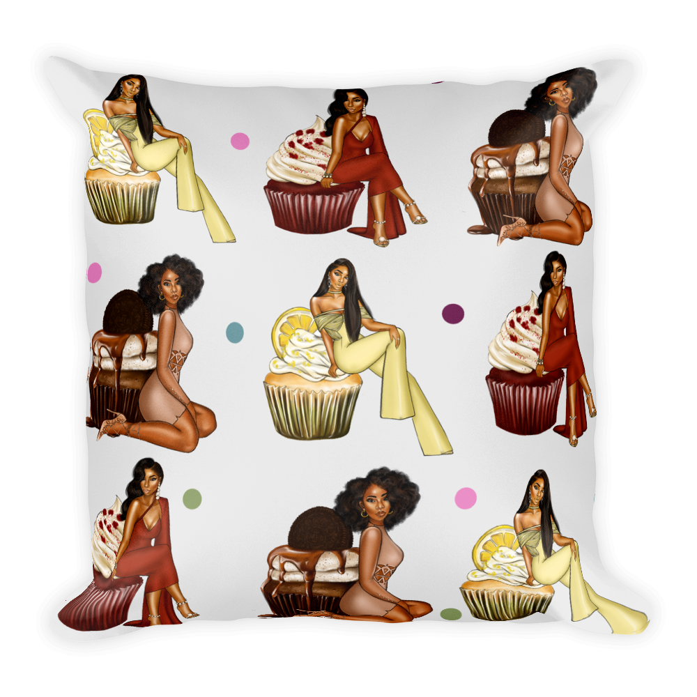 
            
                Load image into Gallery viewer, Ms. Lemon Square Pillow
            
        