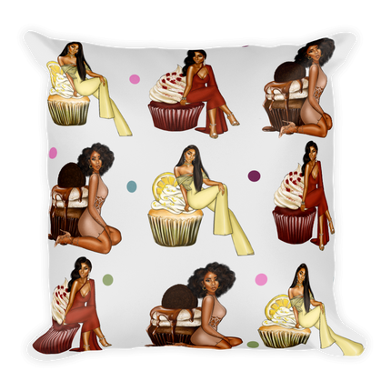 Ms. Lemon Square Pillow