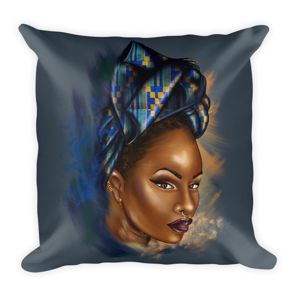 Asantewaa Square Pillow