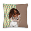 White Chocolate coils Pillow