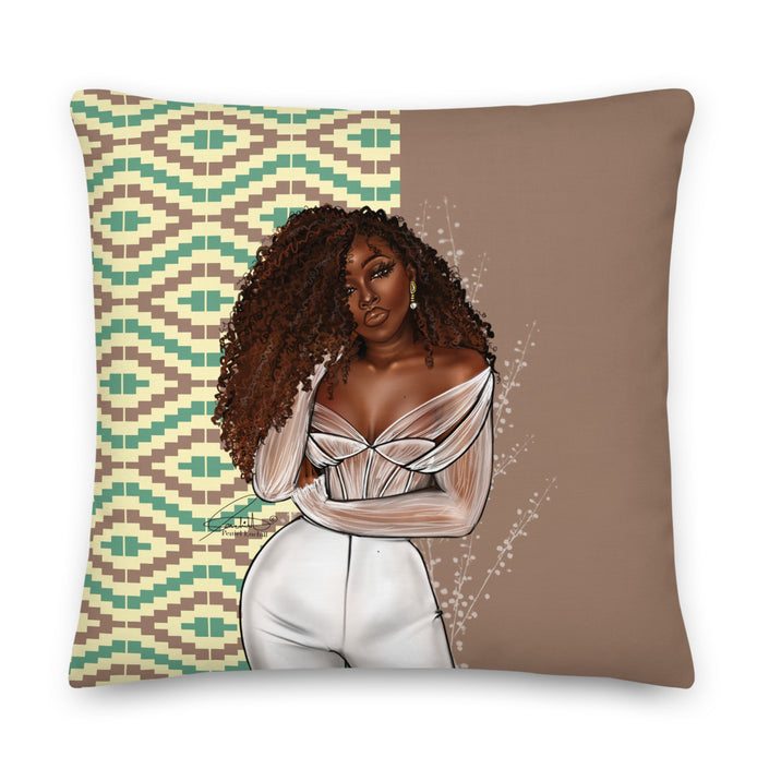 White Chocolate coils Pillow