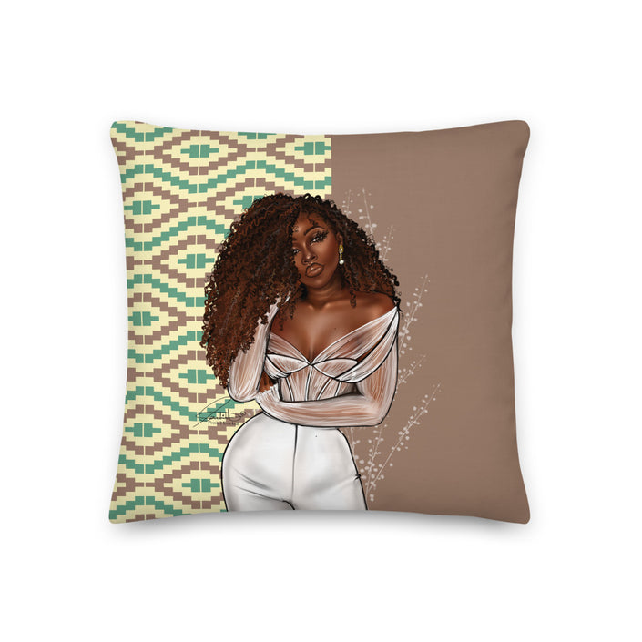 White Chocolate coils Pillow