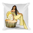 Ms. Lemon Square Pillow