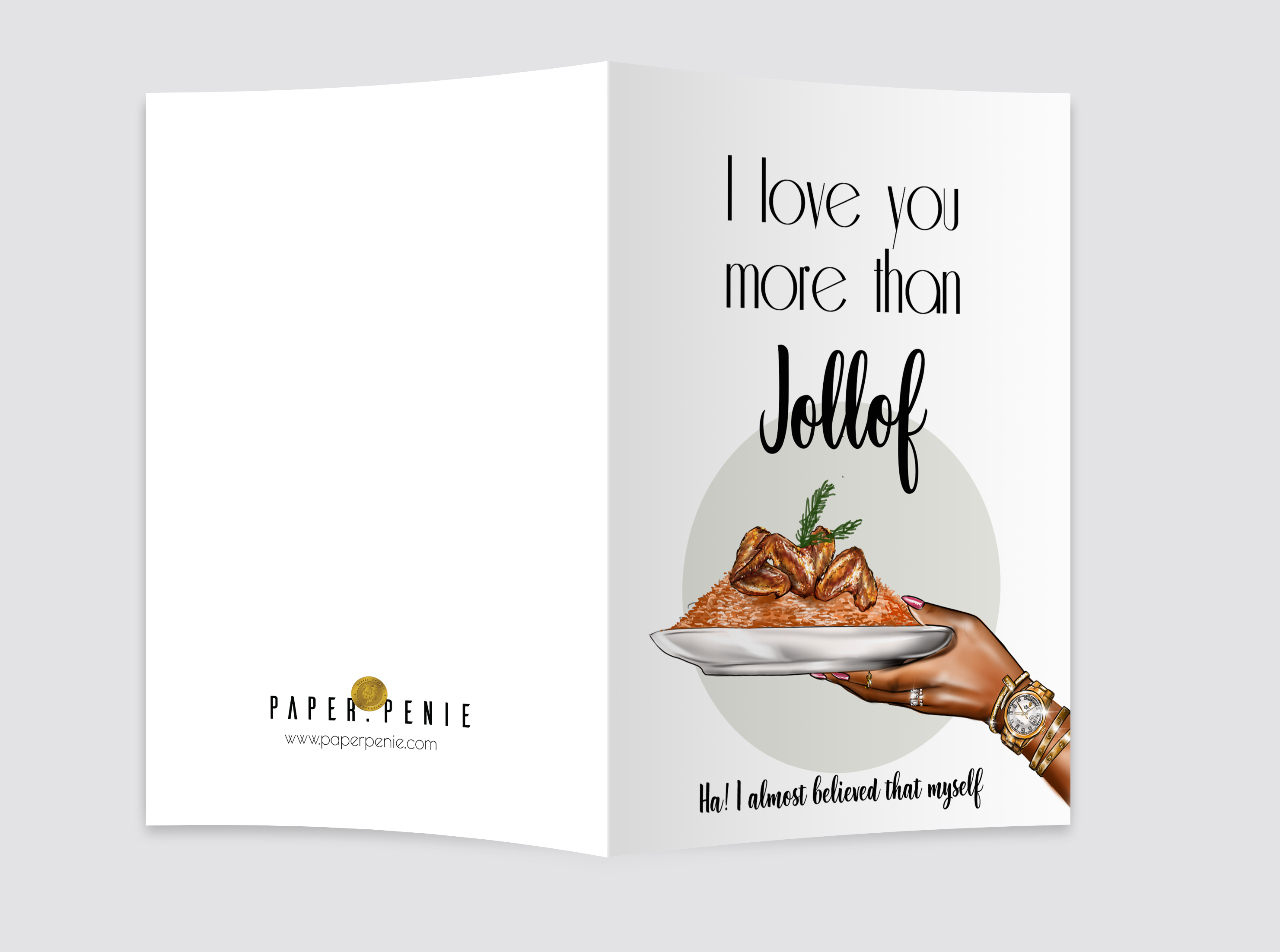 Kesse (jollof) Valentine Card