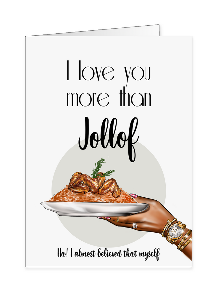 Kesse (jollof) Valentine Card